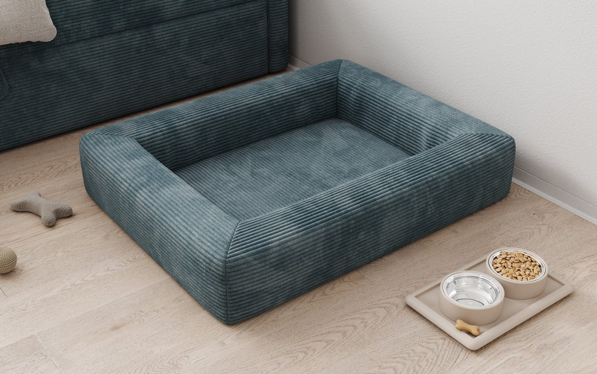 Hondenbed Cordino 80 × 100 cm in Ribstof