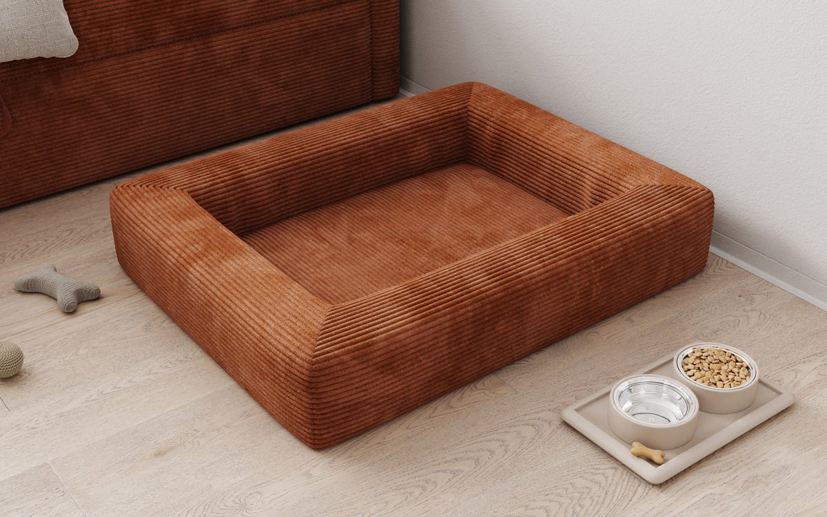 Hondenbed Cordino 80 × 100 cm in Ribstof