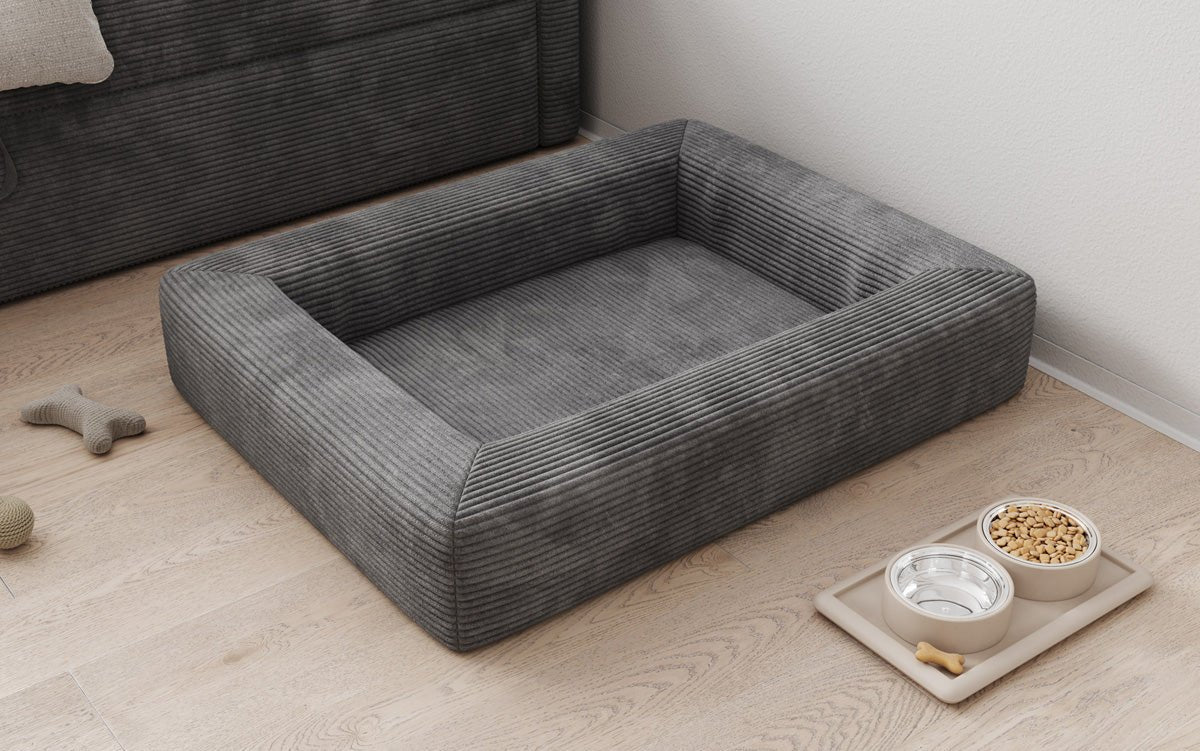 Hondenbed Cordino 80 × 100 cm in Ribstof