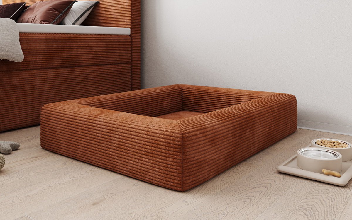 Hondenbed Cordino 80 × 100 cm in Ribstof