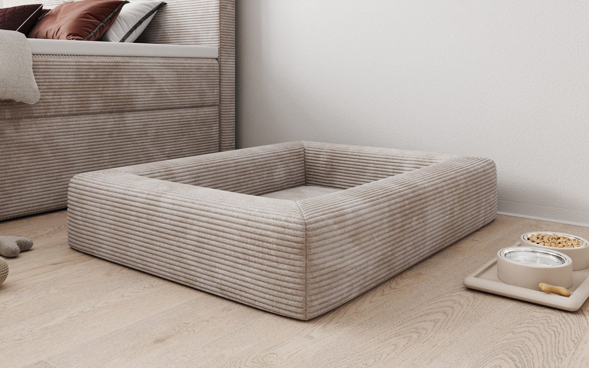 Hondenbed Cordino 80 × 100 cm in Ribstof