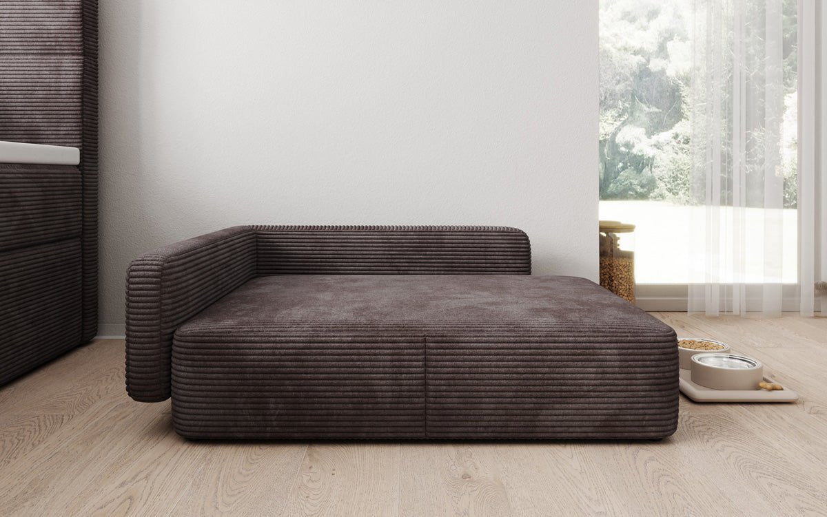 Hondensofa BelloCouch 80 × 100 cm in Ribstof