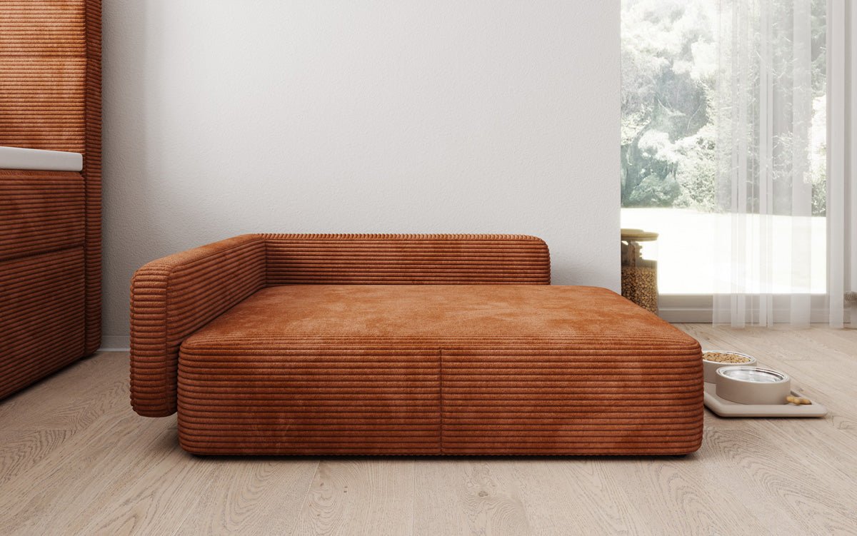 Hondensofa BelloCouch 80 × 100 cm in Ribstof