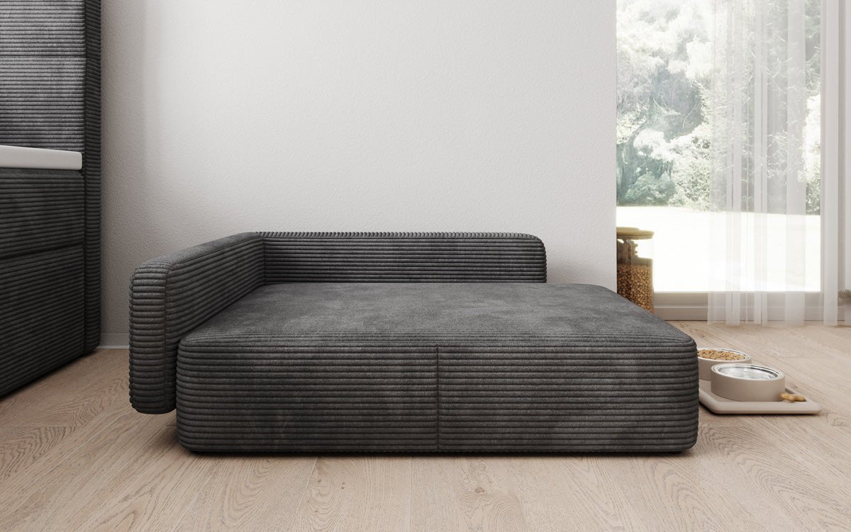 Hondensofa BelloCouch 80 × 100 cm in Ribstof