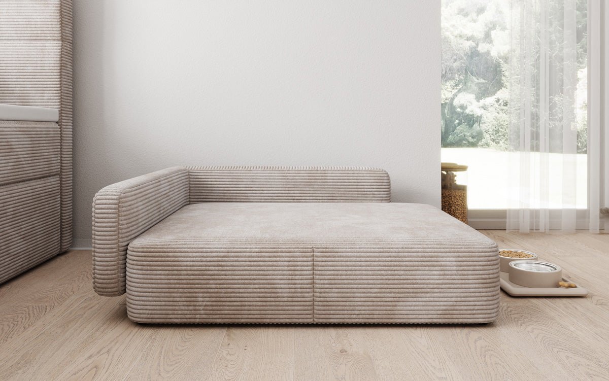 Hondensofa BelloCouch 80 × 100 cm in Ribstof