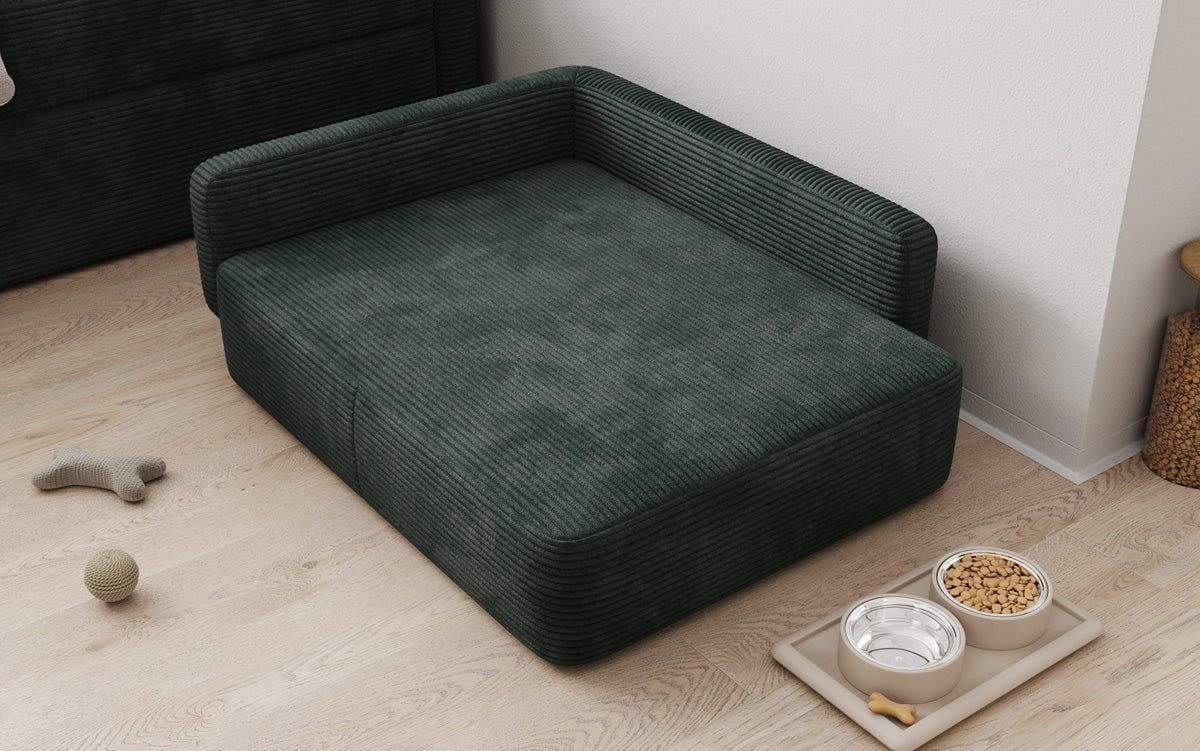 Hondensofa BelloCouch 80 × 100 cm in Ribstof