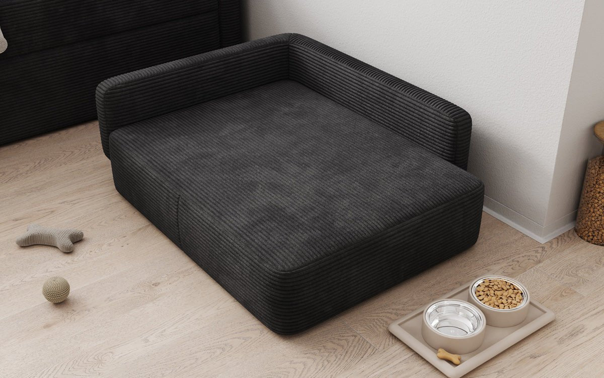 Hondensofa BelloCouch 80 × 100 cm in Ribstof