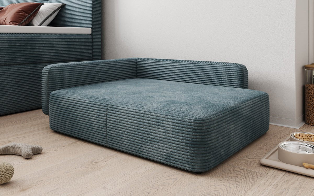 Hondensofa BelloCouch 80 × 100 cm in Ribstof