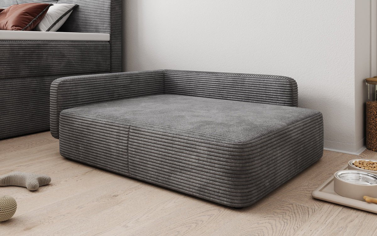 Hondensofa BelloCouch 80 × 100 cm in Ribstof