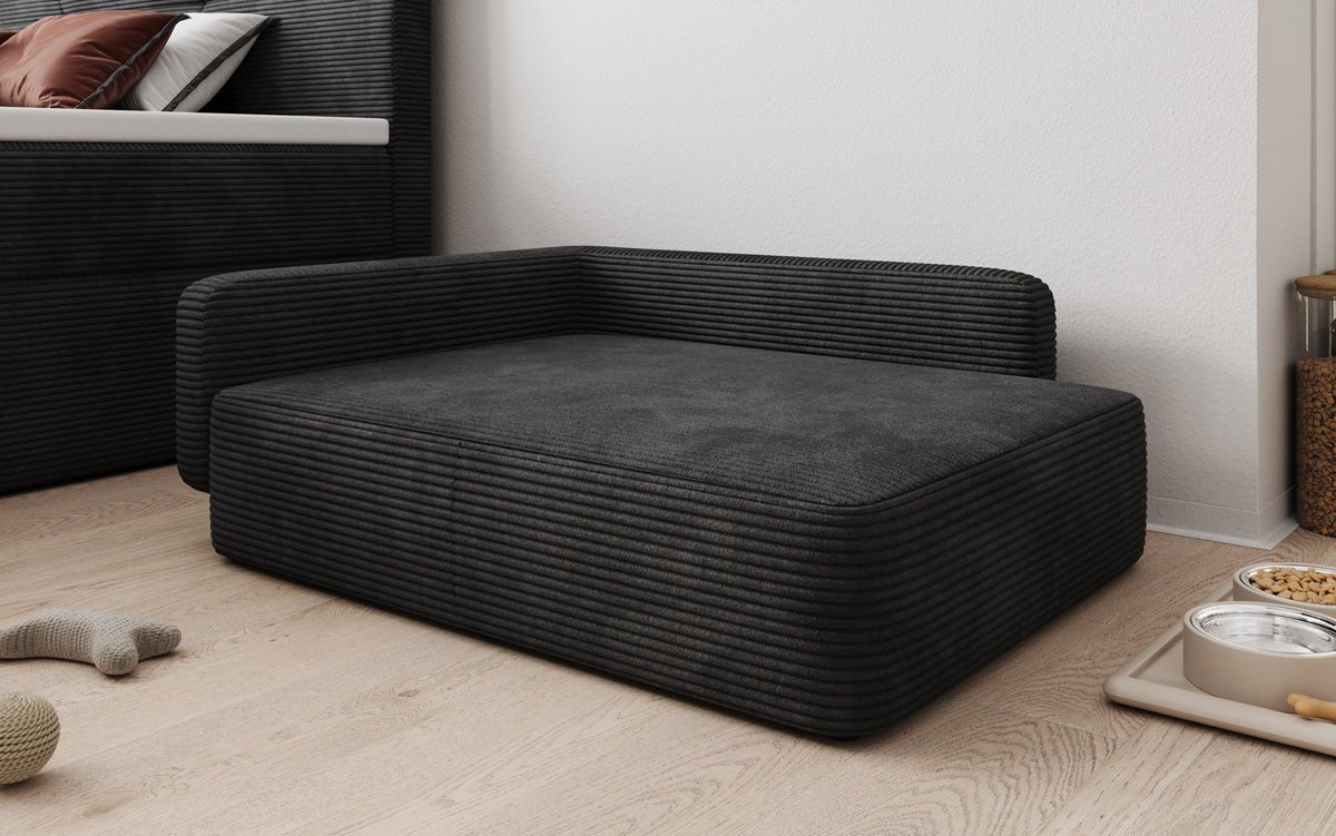 Hondensofa BelloCouch 80 × 100 cm in Ribstof