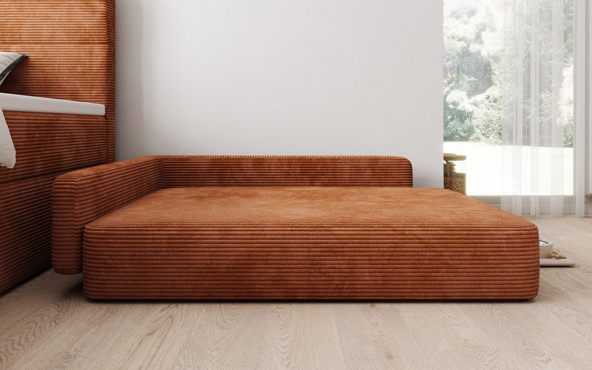 Hondensofa BelloCouch 100 × 120 cm in Ribstof