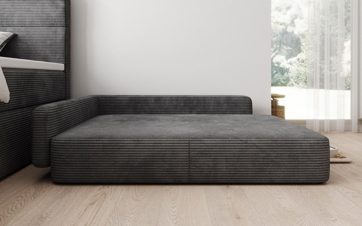 Hondensofa BelloCouch 100 × 120 cm in Ribstof