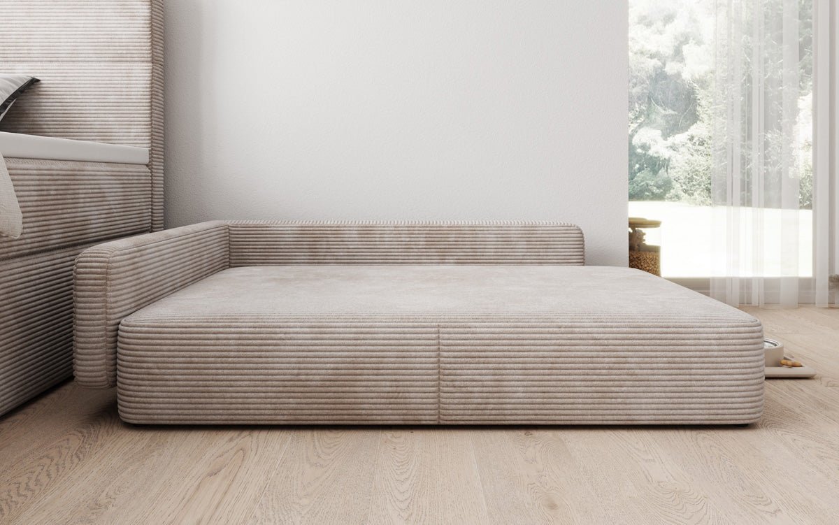 Hondensofa BelloCouch 100 × 120 cm in Ribstof