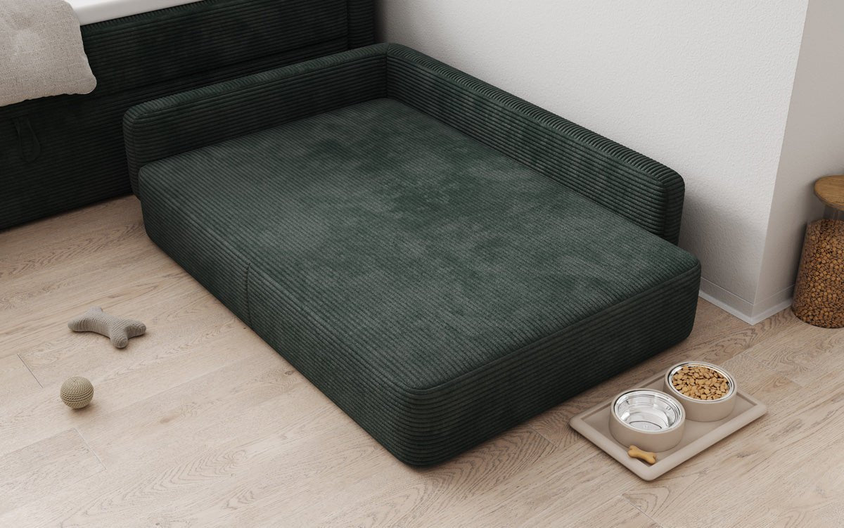 Hondensofa BelloCouch 100 × 120 cm in Ribstof