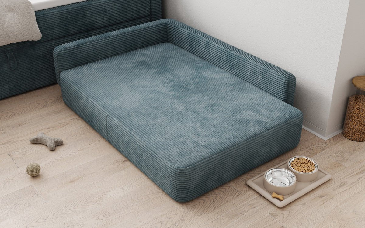 Hondensofa BelloCouch 100 × 120 cm in Ribstof
