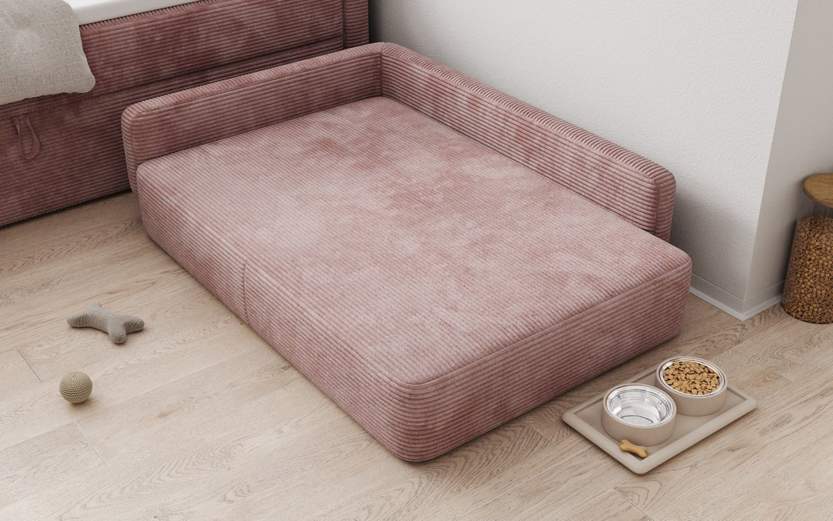 Hondensofa BelloCouch 100 × 120 cm in Ribstof