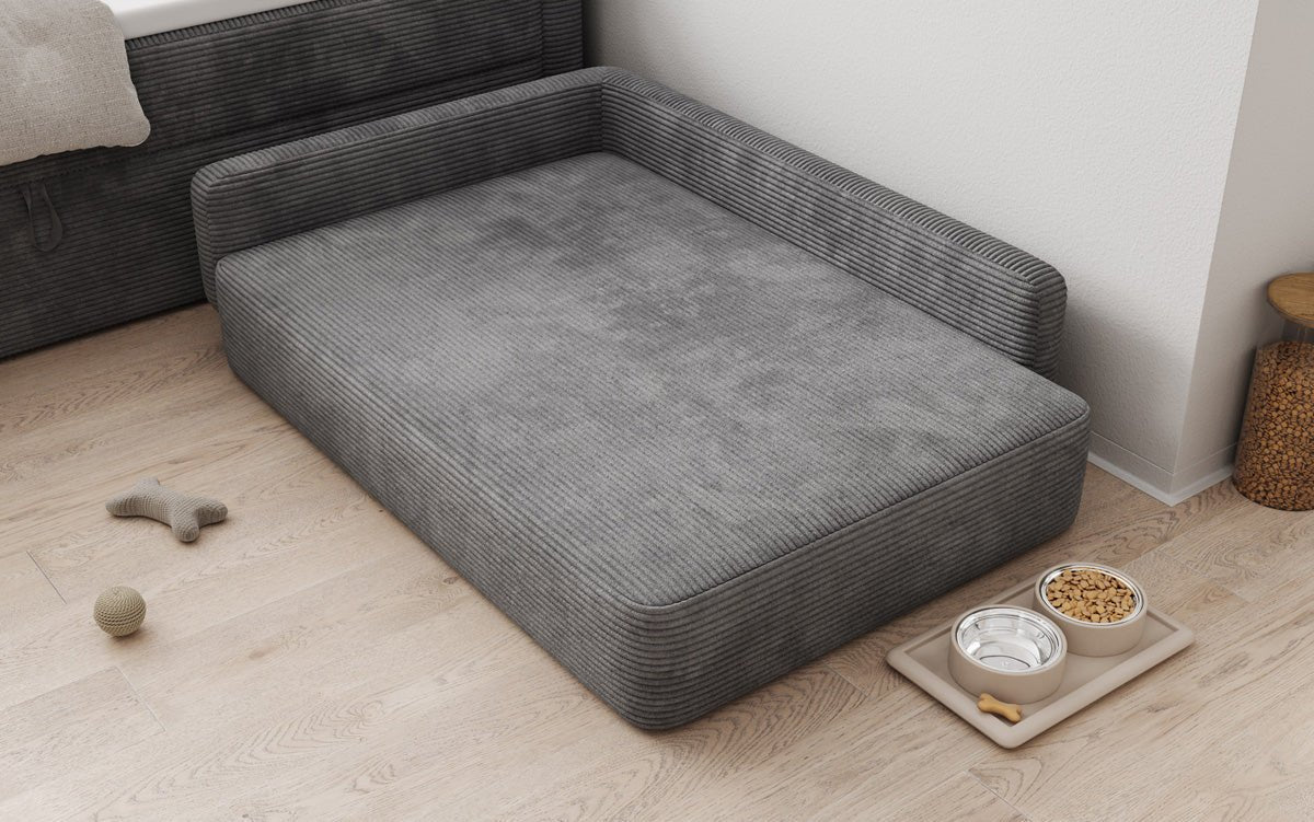 Hondensofa BelloCouch 100 × 120 cm in Ribstof