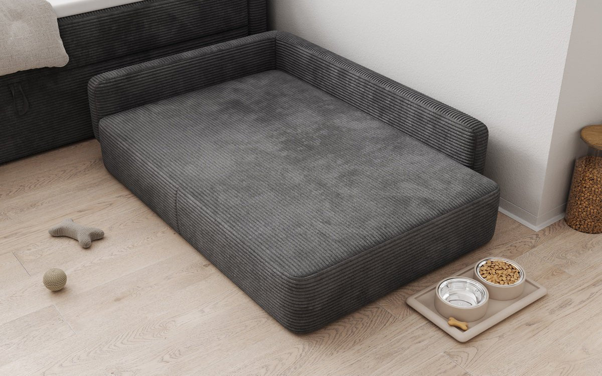 Hondensofa BelloCouch 100 × 120 cm in Ribstof