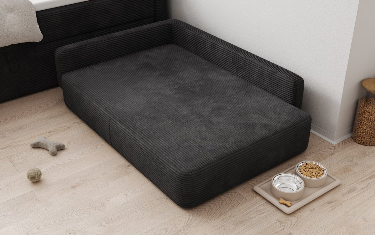 Hondensofa BelloCouch 100 × 120 cm in Ribstof