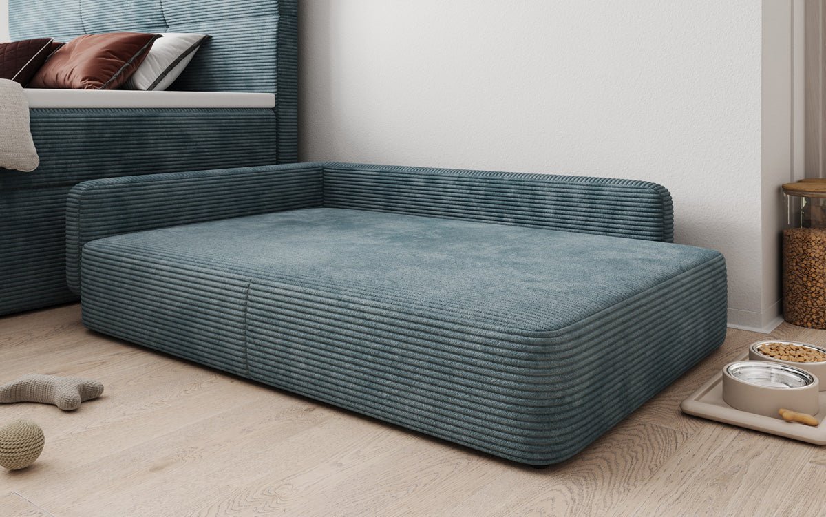 Hondensofa BelloCouch 100 × 120 cm in Ribstof
