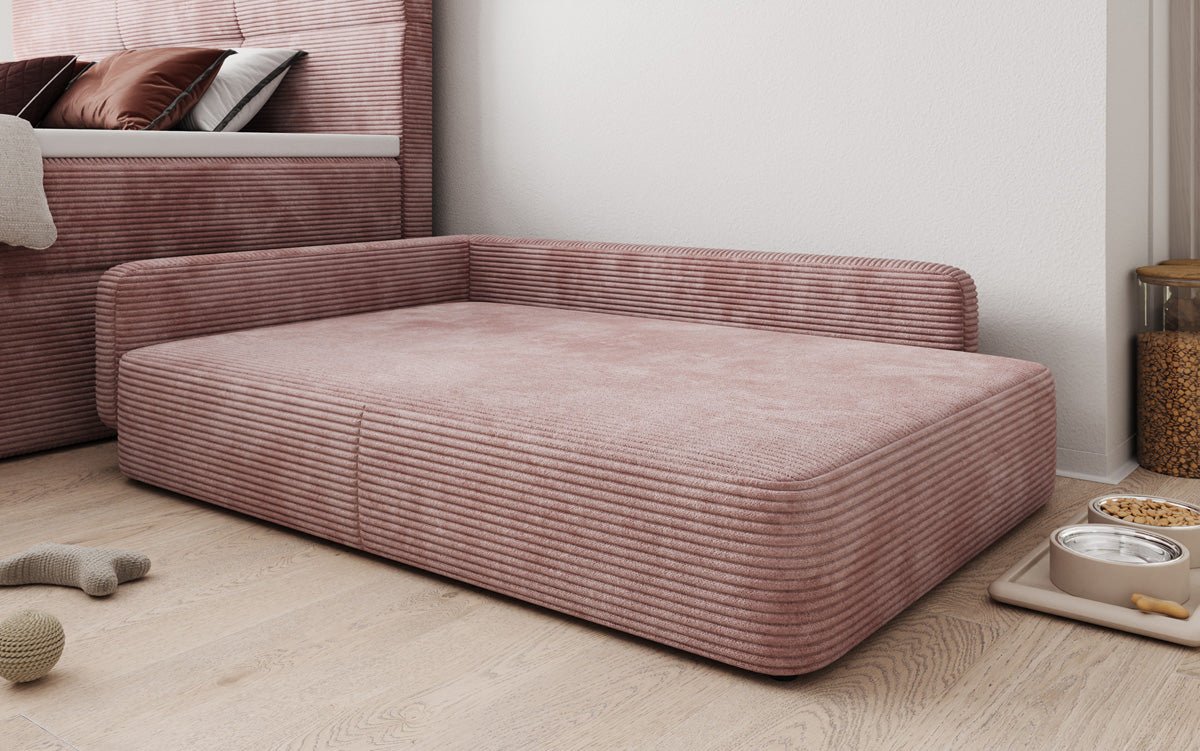 Hondensofa BelloCouch 100 × 120 cm in Ribstof