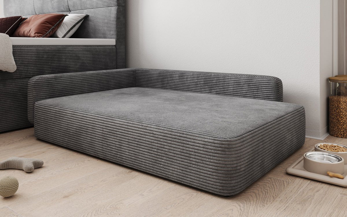 Hondensofa BelloCouch 100 × 120 cm in Ribstof