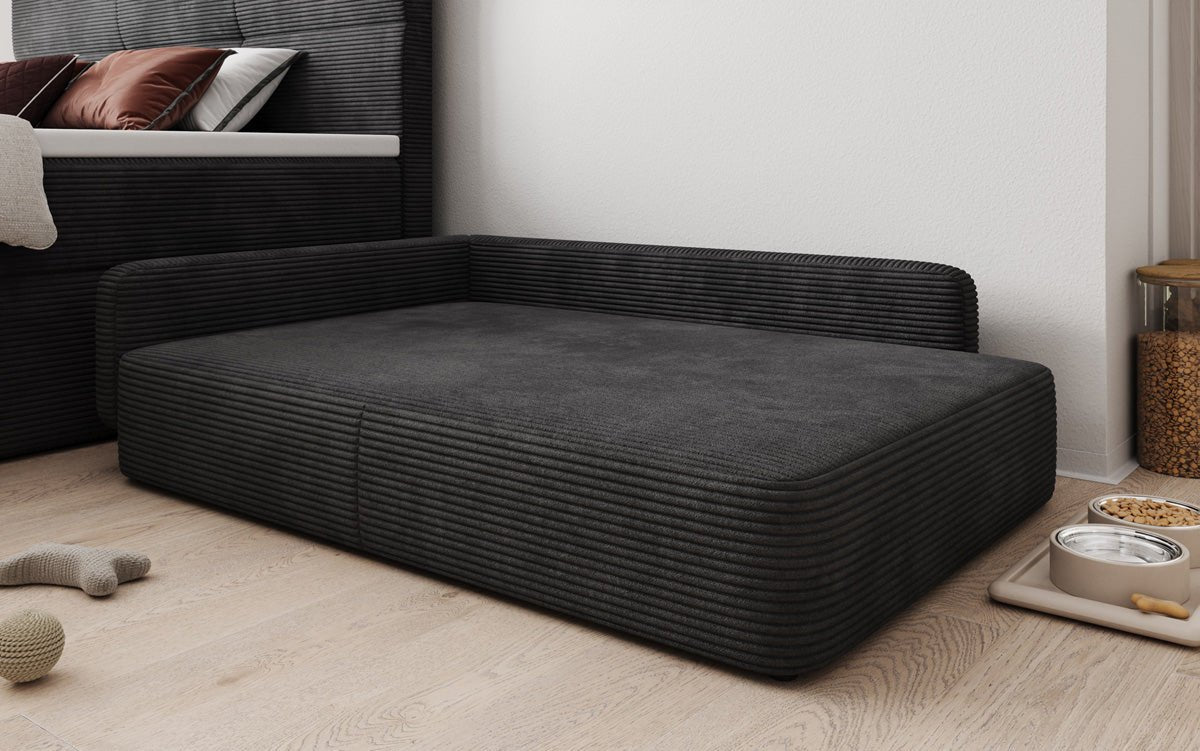 Hondensofa BelloCouch 100 × 120 cm in Ribstof
