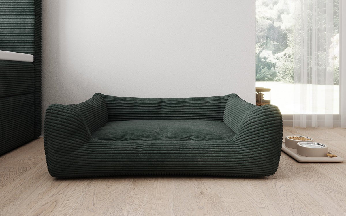Hondenbed Cosmo 120 × 80 cm in Ribstof