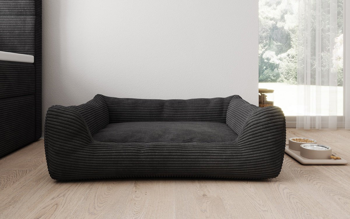 Hondenbed Cosmo 120 × 80 cm in Ribstof