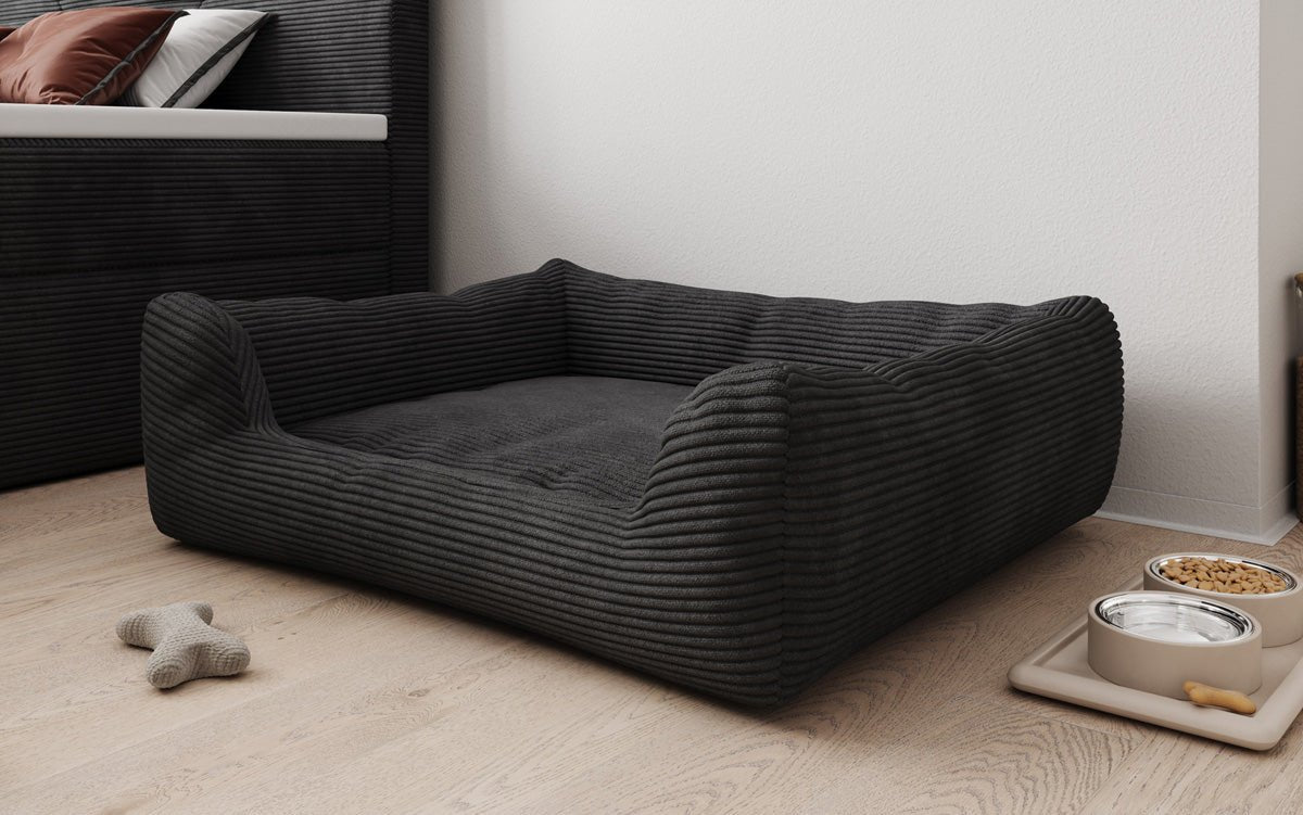 Hondenbed Cosmo 120 × 80 cm in Ribstof