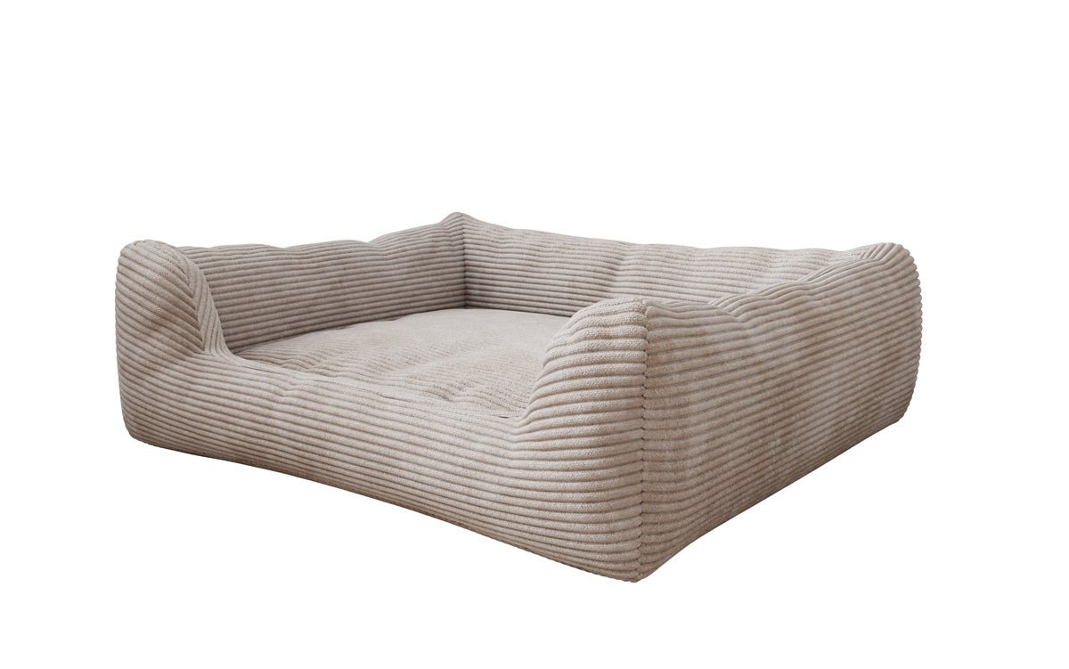 Hondenbed Cosmo 120 × 80 cm in Ribstof