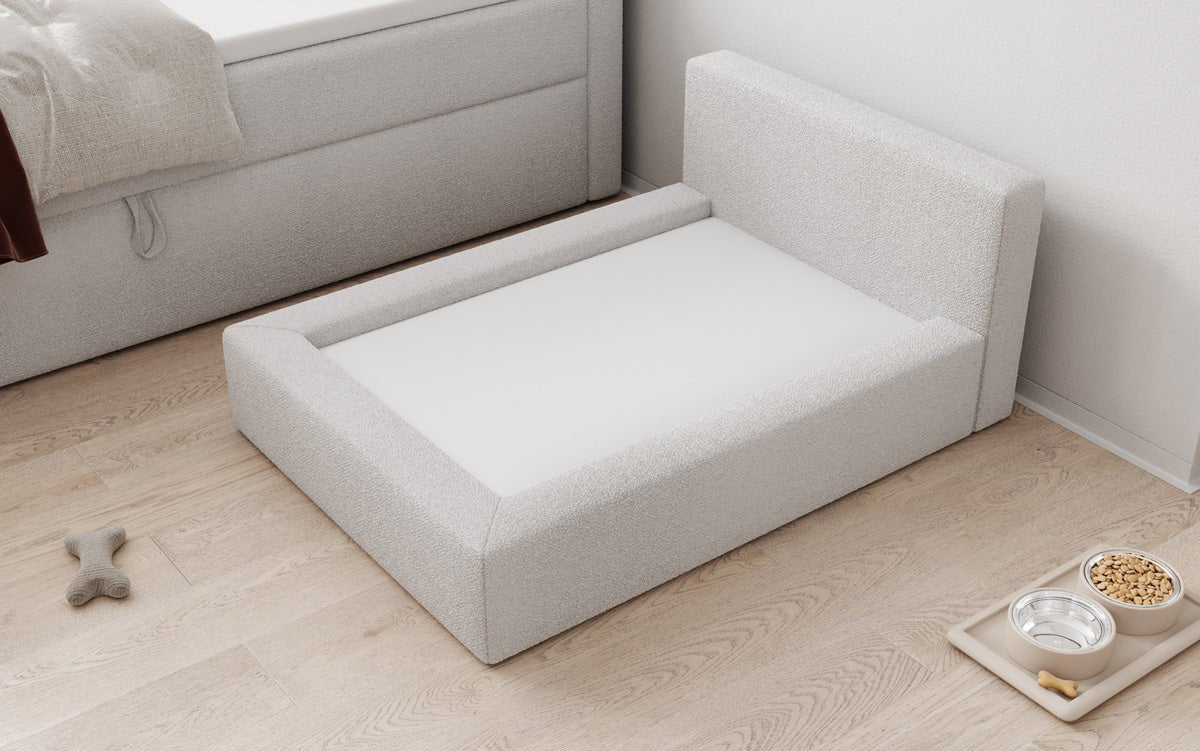 Hondenbed LupoLounge 110 × 80 cm in Bouclé