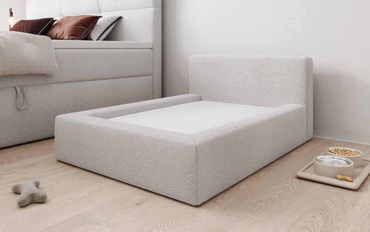 Hondenbed LupoLounge 110 × 80 cm in Bouclé