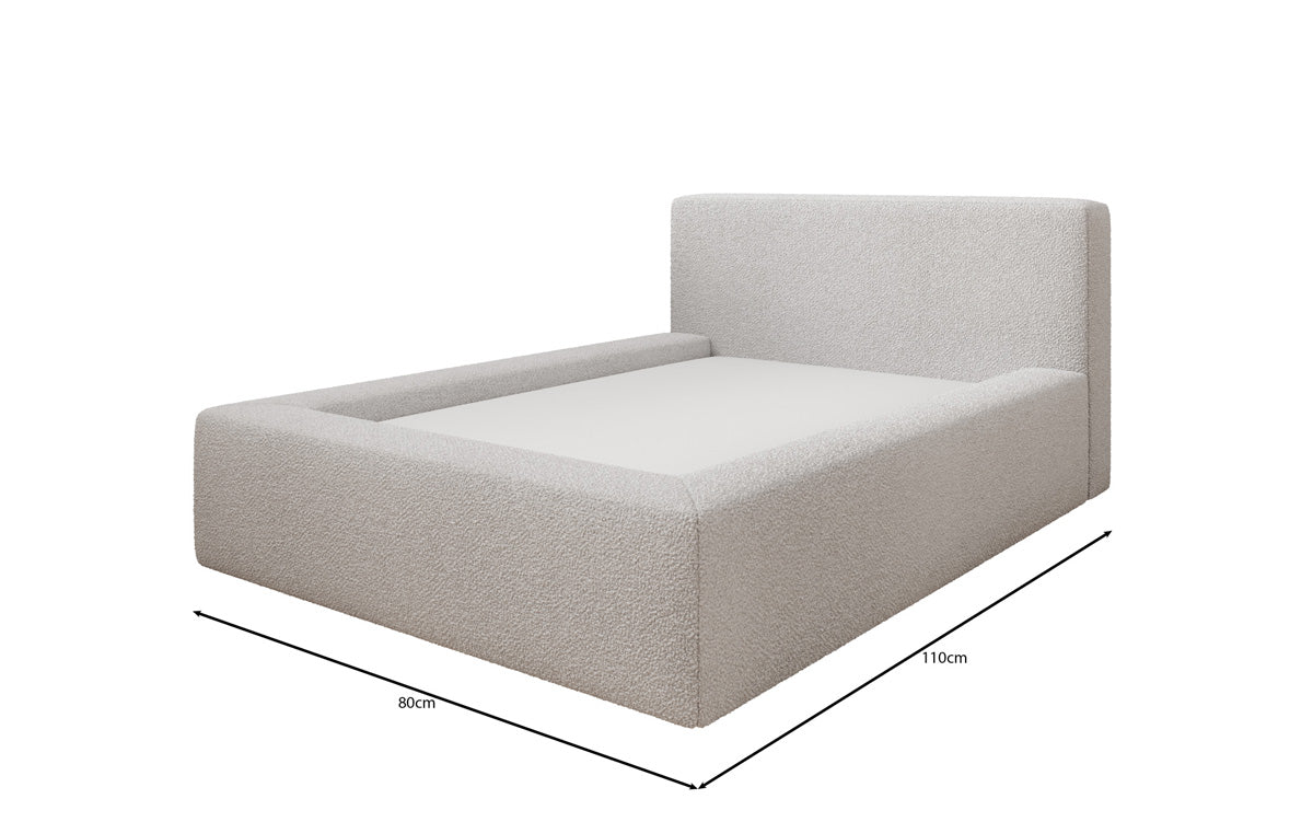 Hondenbed LupoLounge 110 × 80 cm in Bouclé