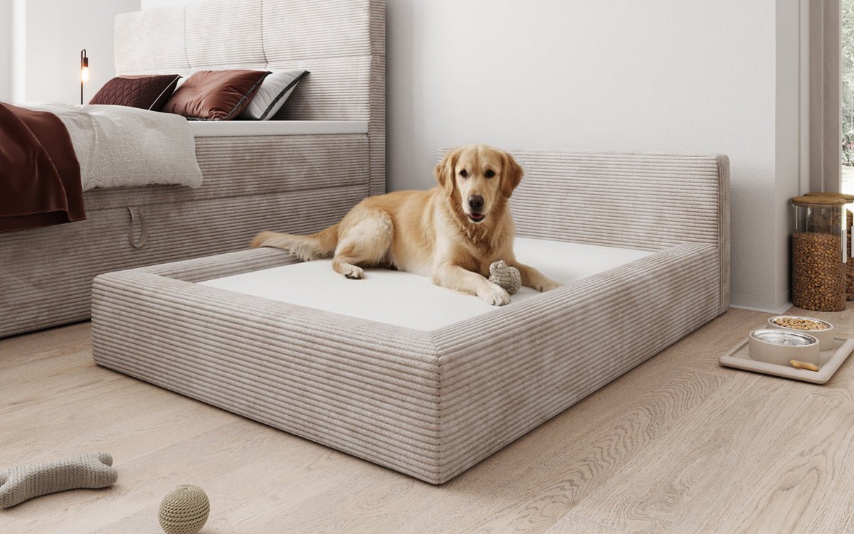 Hondenbed LupoLounge 140x100 cm in Ribstof