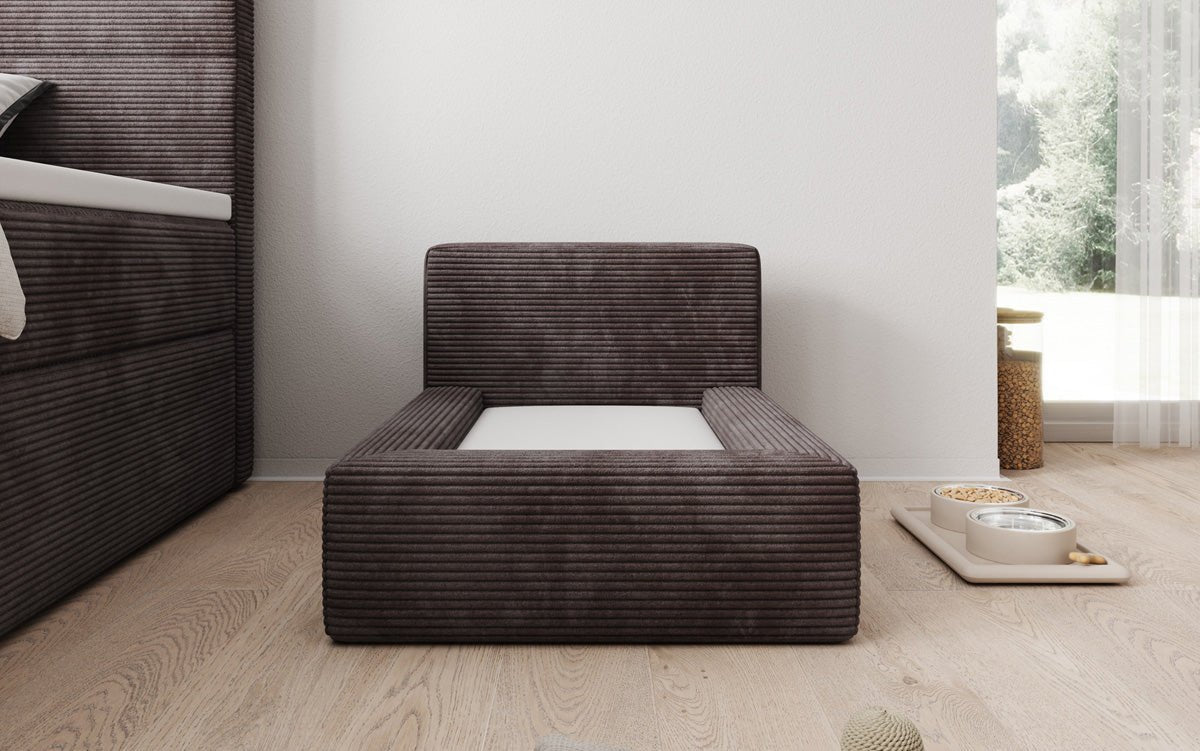 Hondenbed LupoLounge 80 × 60 cm in Ribstof