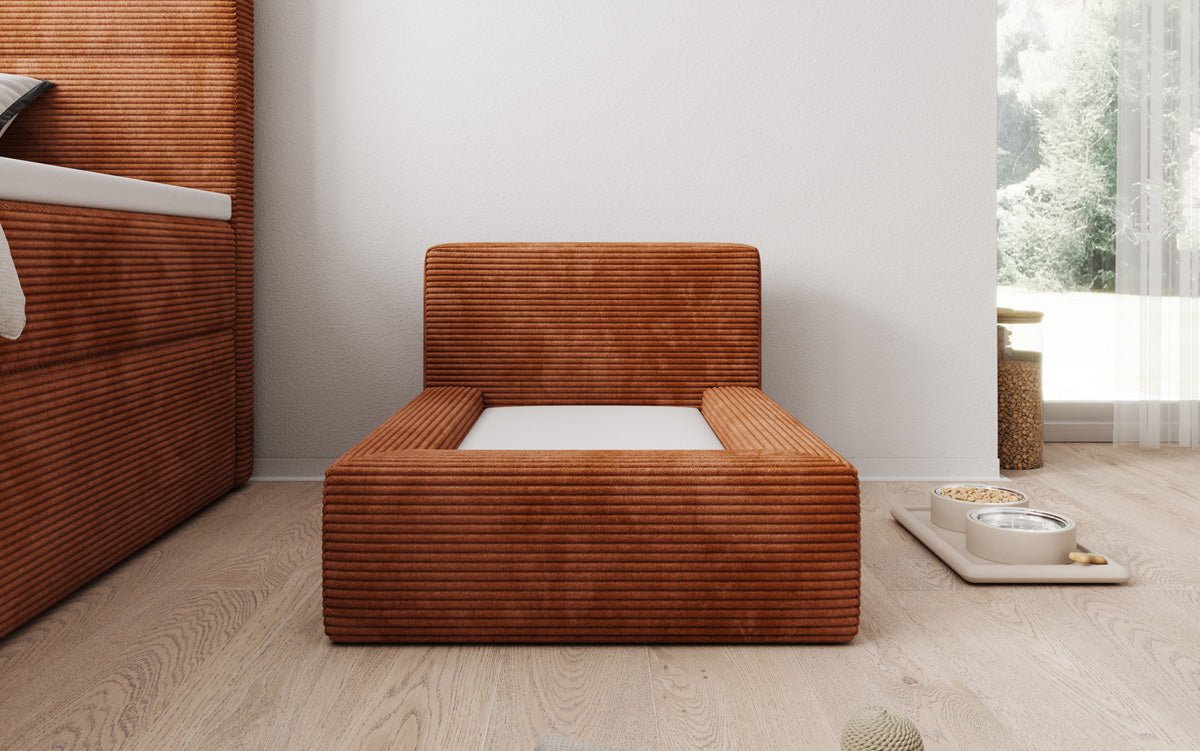 Hondenbed LupoLounge 80 × 60 cm in Ribstof