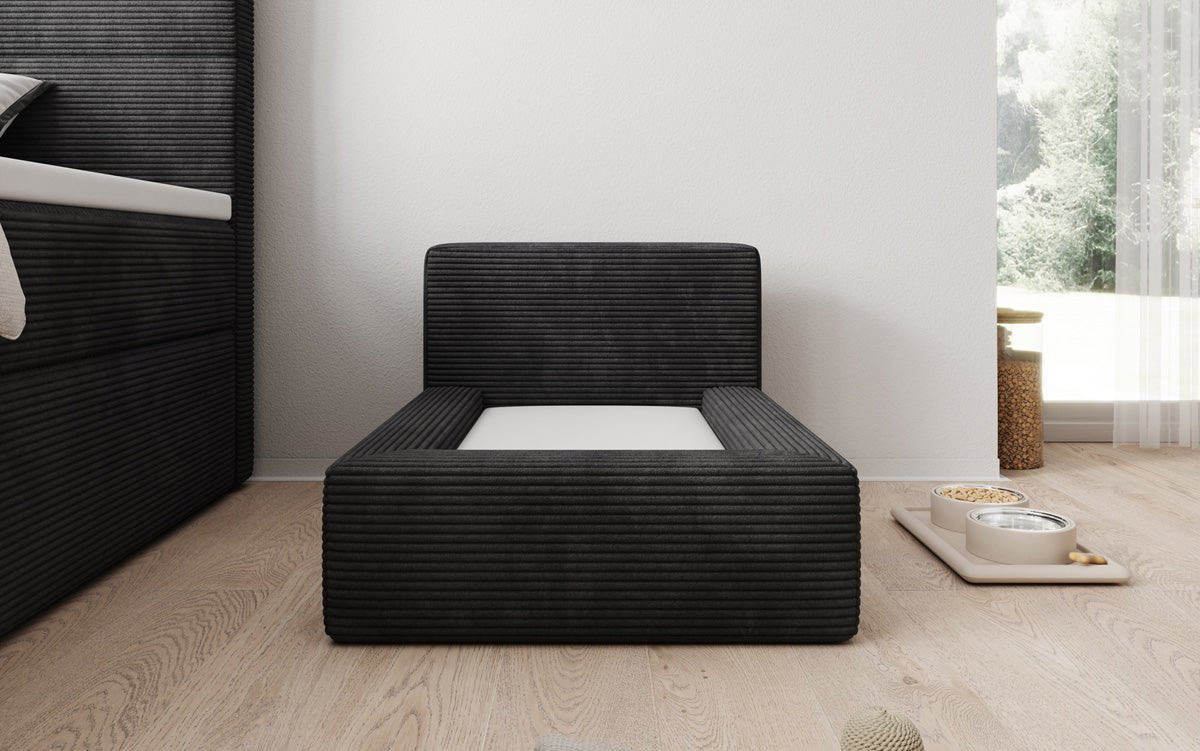 Hondenbed LupoLounge 80 × 60 cm in Ribstof