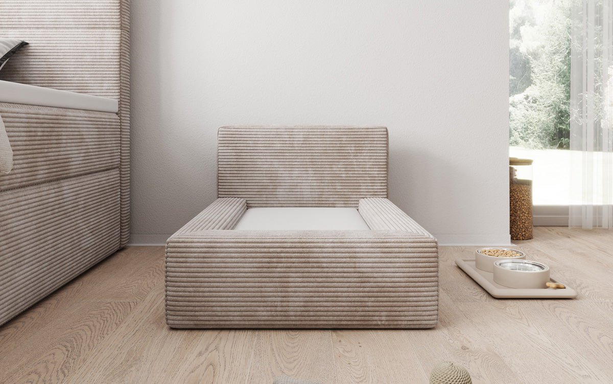 Hondenbed LupoLounge 80 × 60 cm in Ribstof