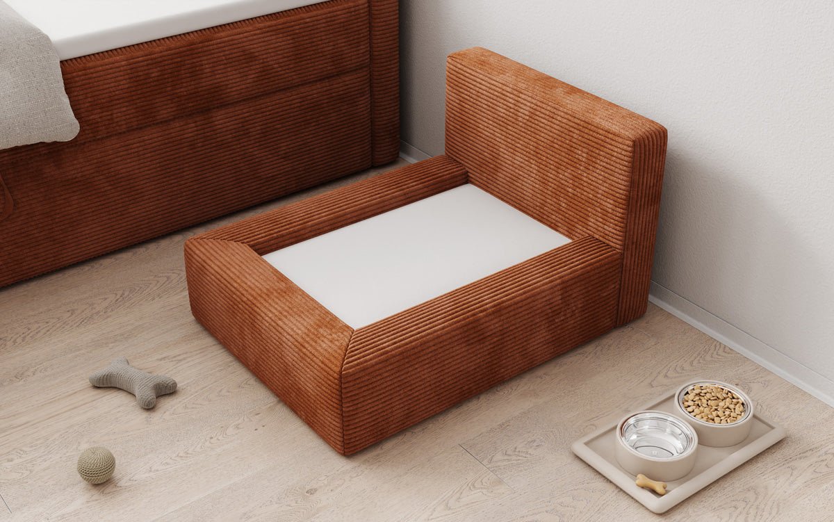 Hondenbed LupoLounge 80 × 60 cm in Ribstof