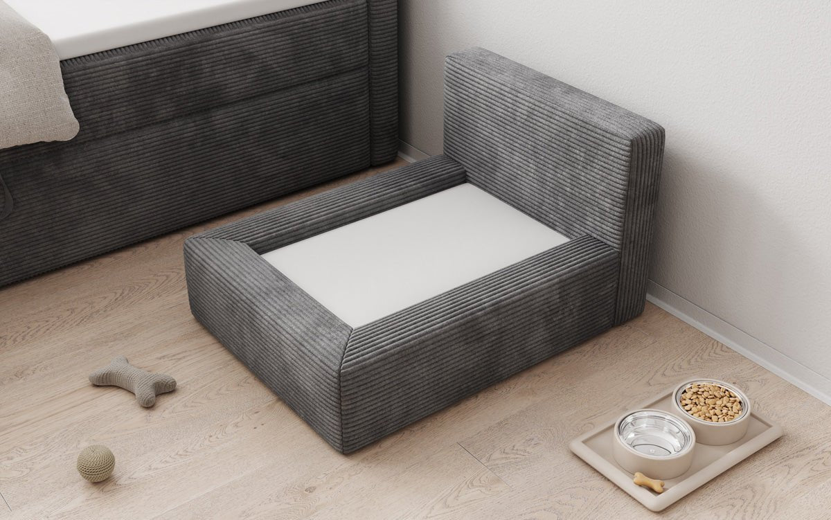 Hondenbed LupoLounge 80 × 60 cm in Ribstof