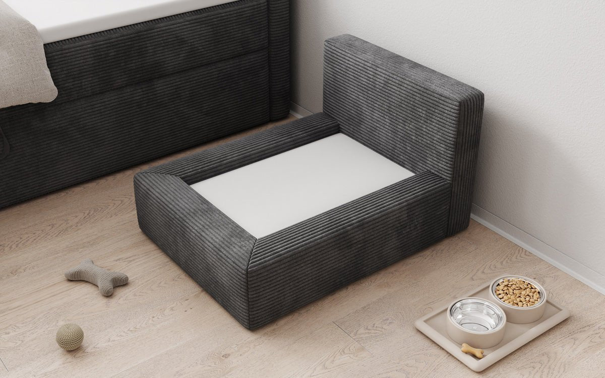 Hondenbed LupoLounge 80 × 60 cm in Ribstof