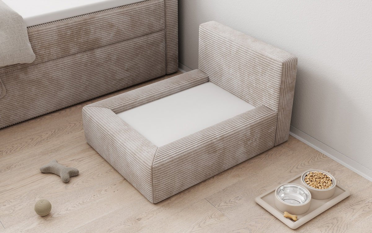 Hondenbed LupoLounge 80 × 60 cm in Ribstof