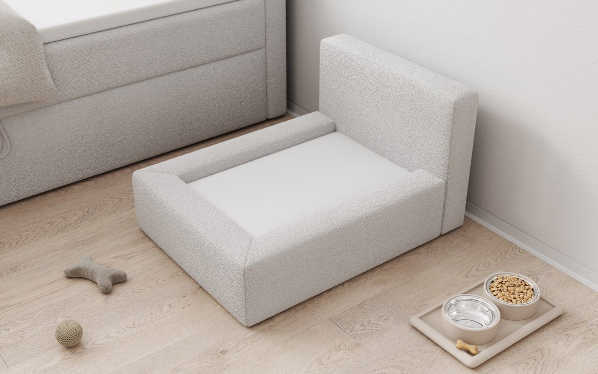 Hondenbed LupoLounge 80 × 60 cm in Bouclé