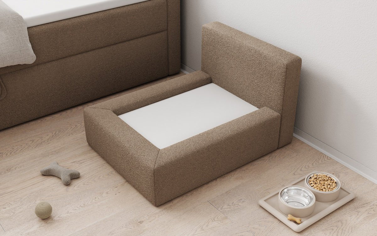 Hondenbed LupoLounge 80 × 60 cm in Bouclé