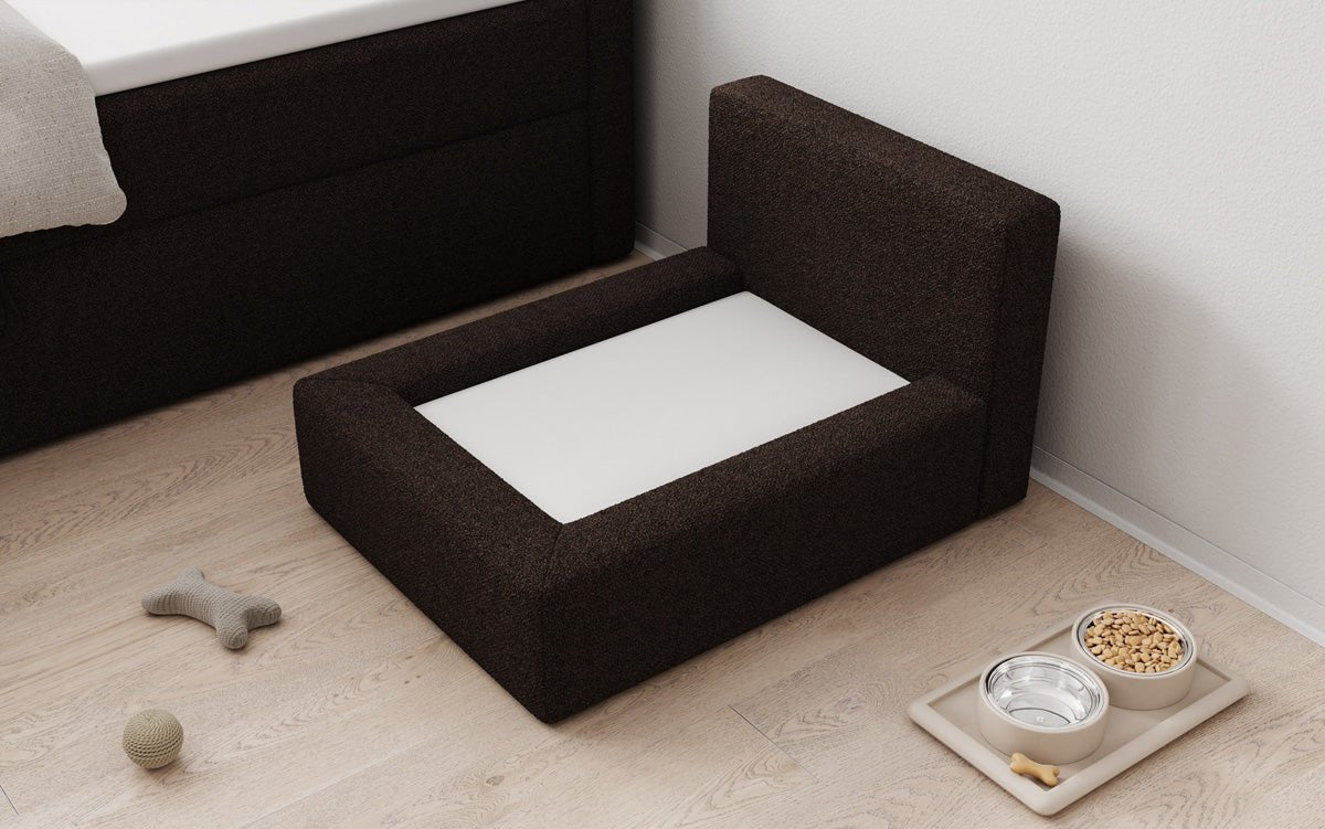 Hondenbed LupoLounge 80 × 60 cm in Bouclé