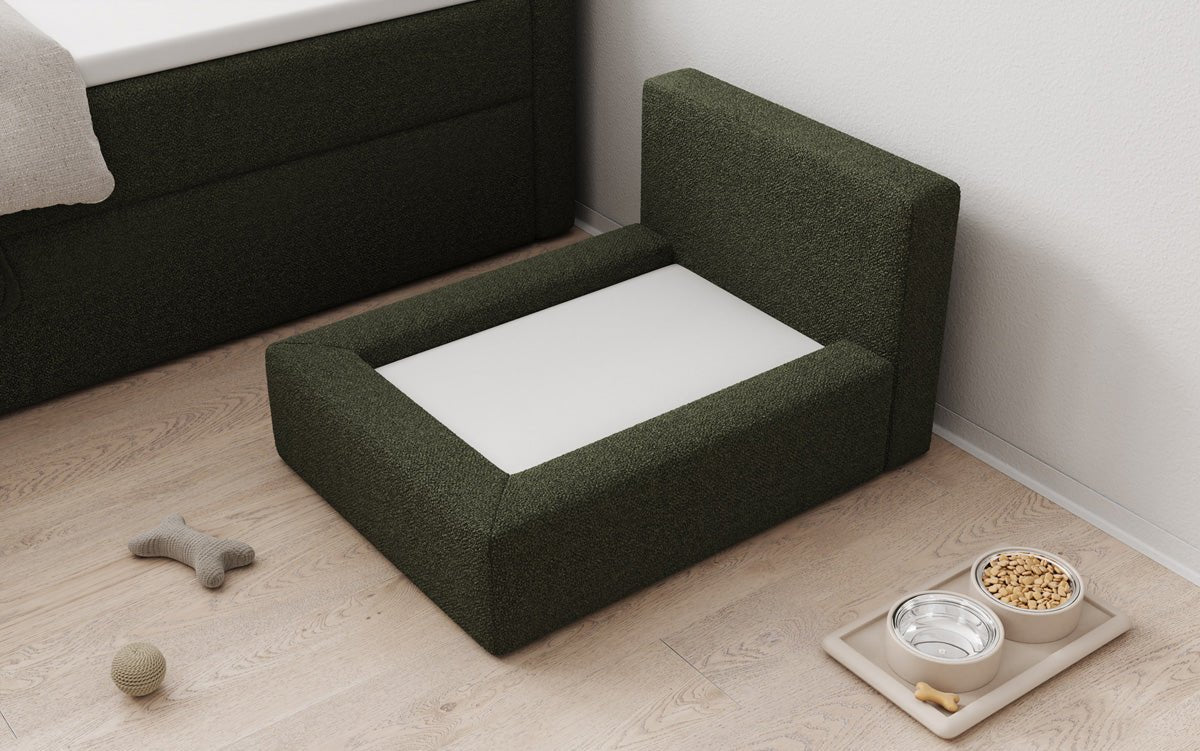 Hondenbed LupoLounge 80 × 60 cm in Bouclé