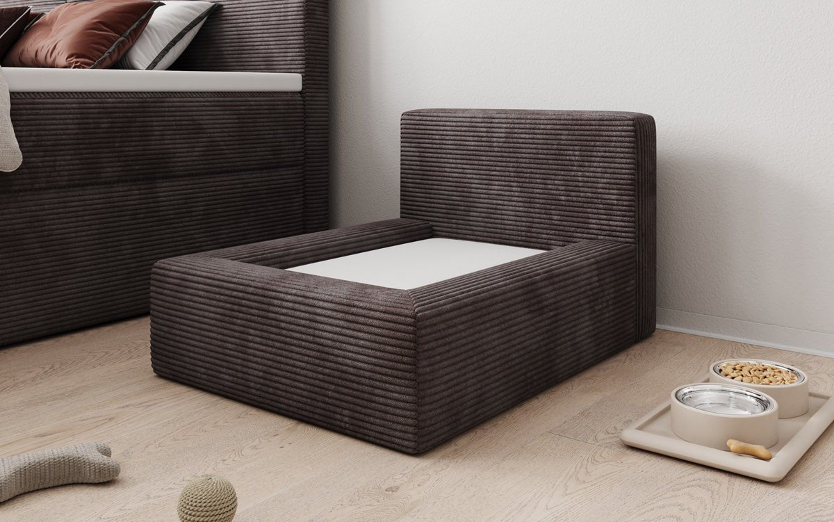 Hondenbed LupoLounge 80 × 60 cm in Ribstof
