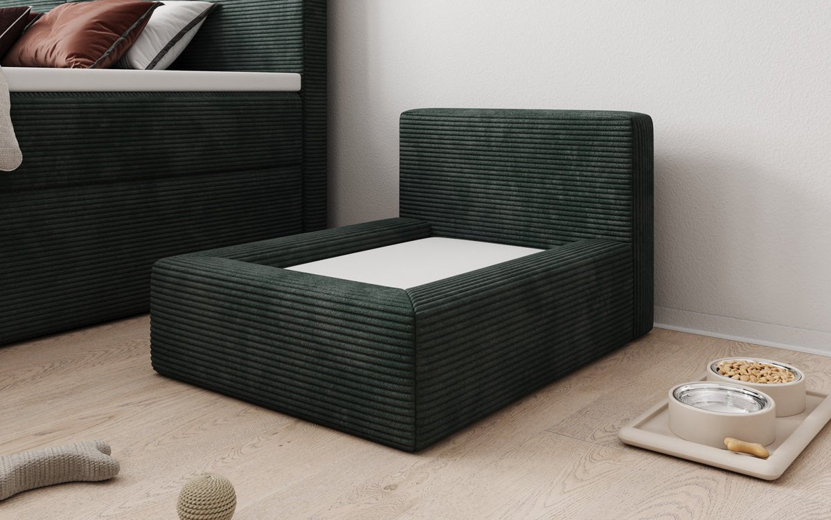 Hondenbed LupoLounge 80 × 60 cm in Ribstof
