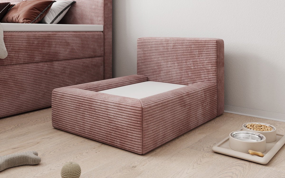 Hondenbed LupoLounge 80 × 60 cm in Ribstof